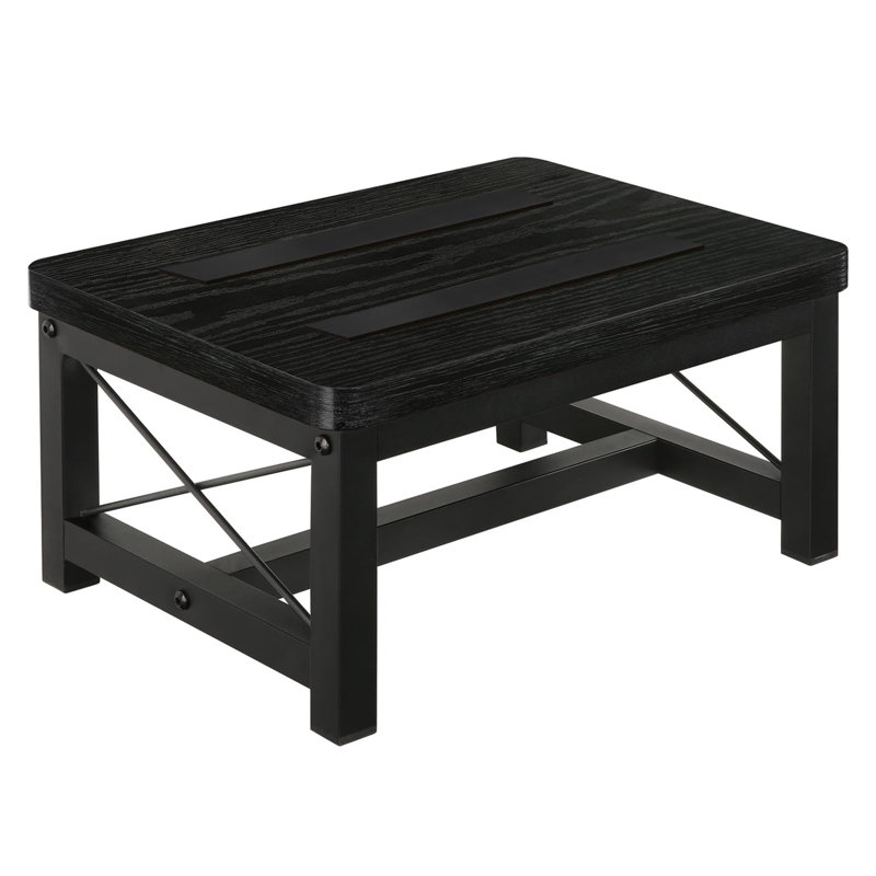 Marchepied en bois pour adultes, Noir