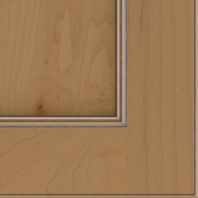 Échantillon de porte Livingston Dwelling Value, Érable, Golden Isle/Stone Glaze