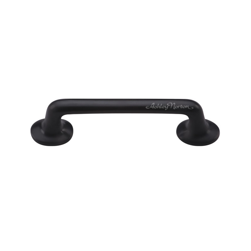 Classic Cabinet 6" Center to Center Bar Pull, Flat Black, 6"