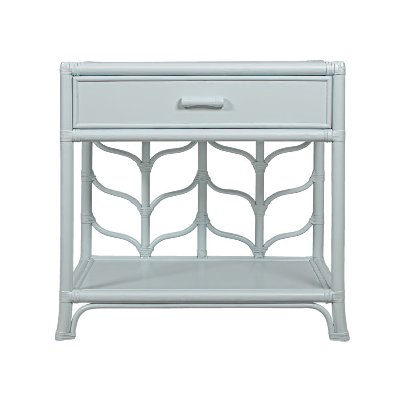 Ivy 1 - Drawer Nightstand, Light Blue