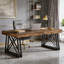 Vintage Executive Desk (Not Include Stools)