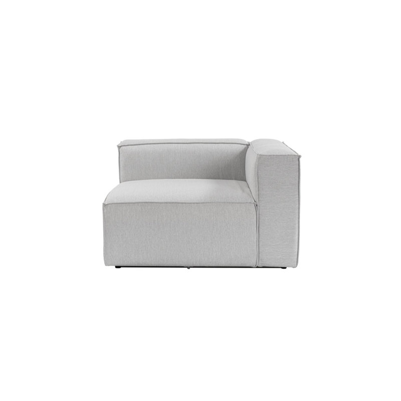 Allyssia Upholstered Accent Chair, Light Grey