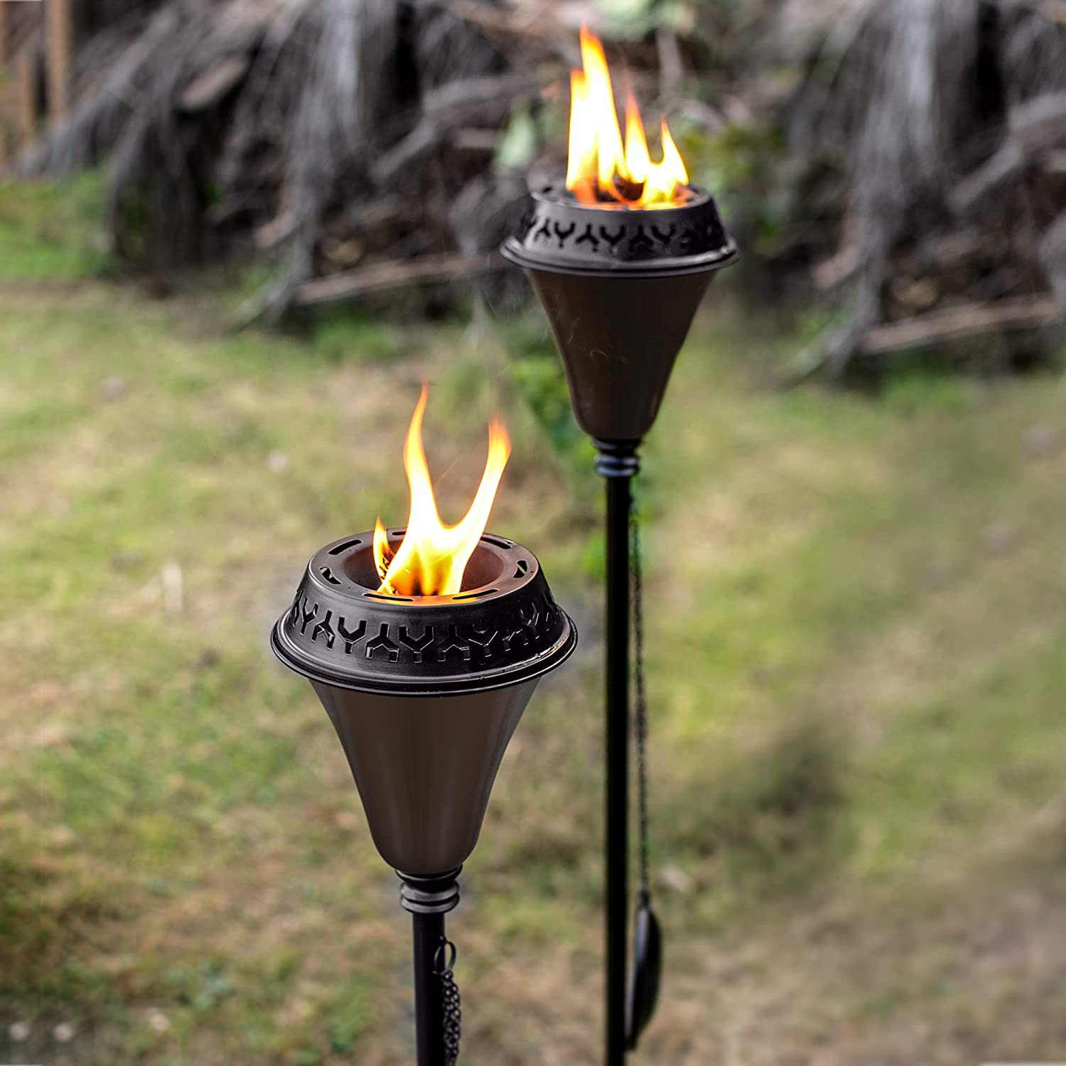 Deco Window Large Flame Garden Torch