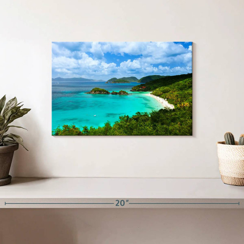 Carré des Caraïbes, baie Gillard, H 8 po x l 12 po