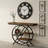 4-Tier Console Table, 39.4" Entryway Table with Geometric Metal Frame