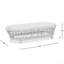 Everly 43.5" Oval Woven Patio Coffee Table Light Beige Olefin