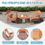 2-Piece Accent Chair Set with Coffee Table - Modern PP & Steel Frame Sofa, Soft Cushions for Living Room, Lounge, Balcony (2 Chairs + 1 Table)-1785361508