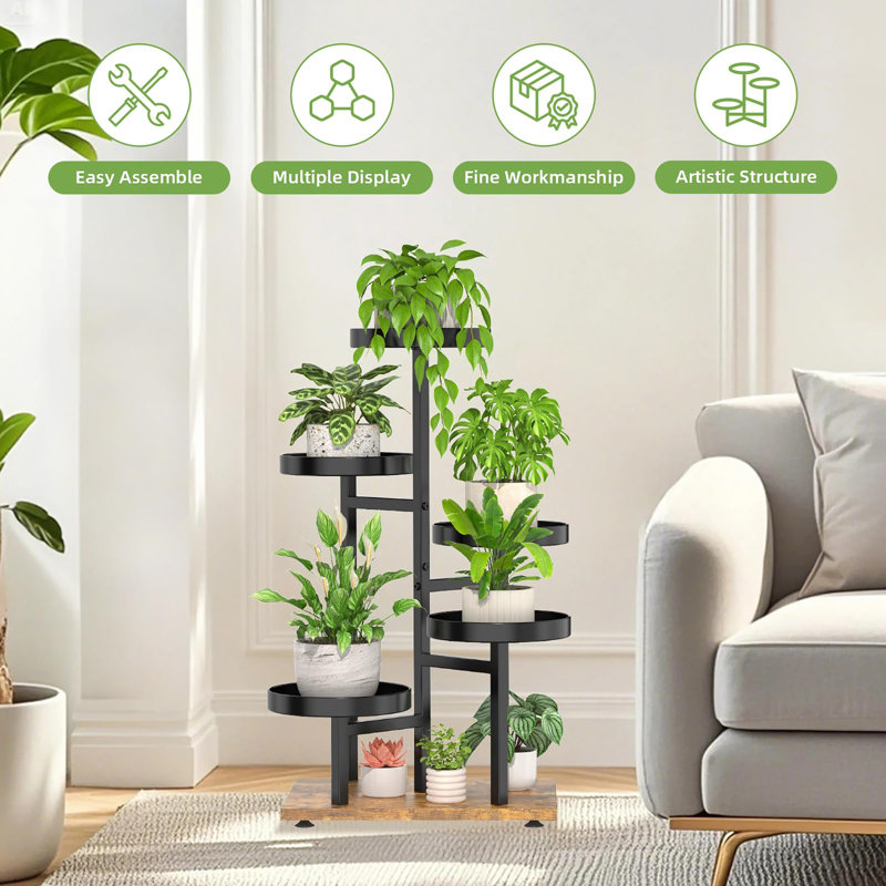 Plant Stand, Black