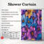 Flashy Bloom - Rideau de douche Premium-83730650