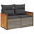 Vidaxl Garden Sofa Set Grey, Dark Grey