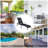 Ailise Outdoor Metal Chaise Lounge