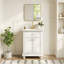 Meuble-lavabo autoportant 24 po avec lavabo et rangement polyvalent-133678033