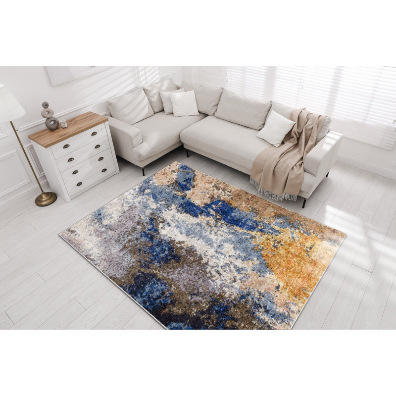 Miro Abstract Area Rug, Rectangle 200 x 290cm