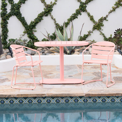 Patio Bistro - Mobilier en fer pour jardin d'extérieur de style moderne