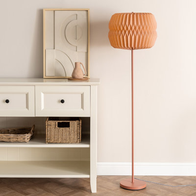 Caillen 143cm Pink Traditional Floor Lamp