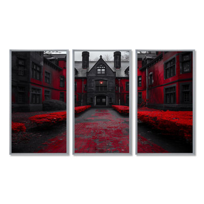 - College & University Buildings Wall Art Set