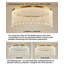 Ventanna 1 - Light Gold LED Crystal Pendant-304080134