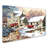 'Snowy Farmyard' Print on Wrapped Canvas-21938373