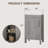 16" Bathroom Vanity with Sink, Freestanding Wooden Cabinet with Soft‑Closing Door for Small Spaces-122459168