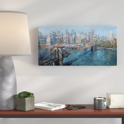 « brooklyn bridge », reproduction sur toile tendue