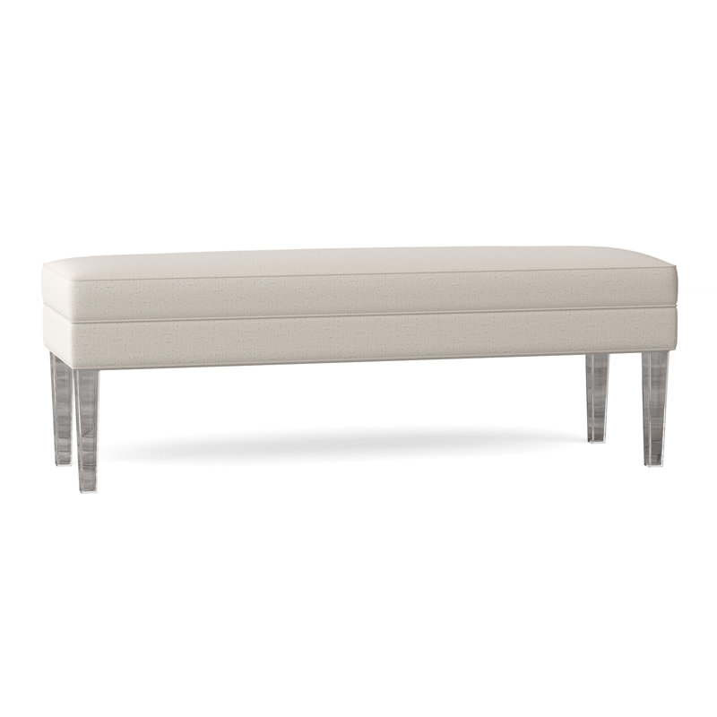 Livery Upholstered Bench, Venice Ivory