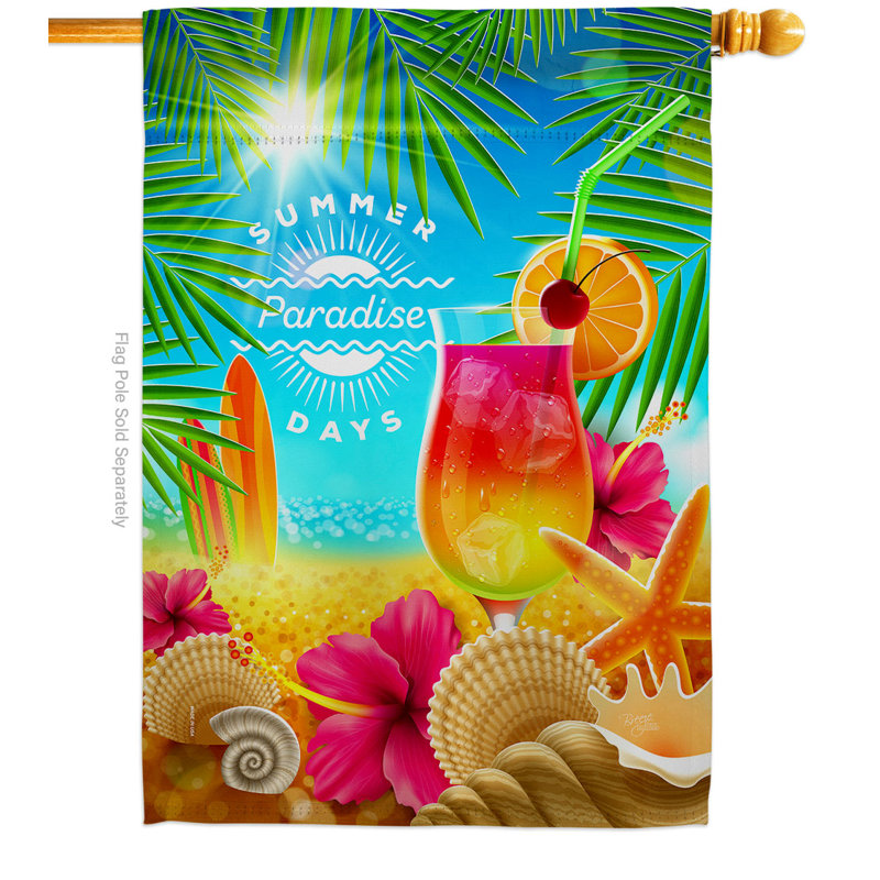 Double Sided Polyester Garden Flag, 40" H x 28" W