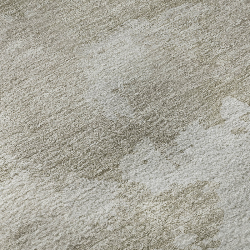 Tapis moderne lavable à la machine de qualité supérieure Kumbhar AMF1381, Rectangle 10 pi x 14 pi
