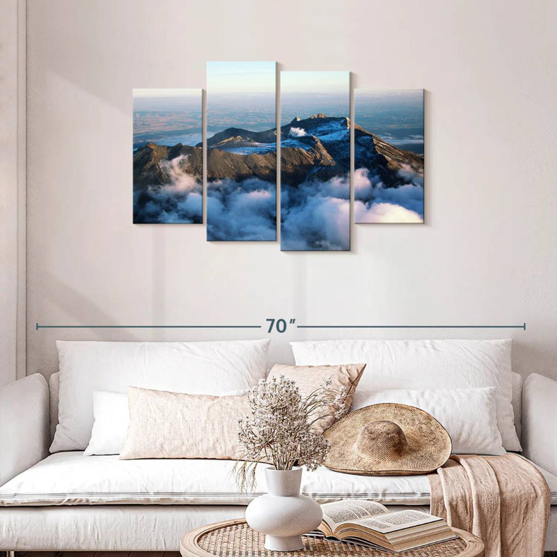 Alvord Cloudy Mount Ruapehu, 27" H x 43" W