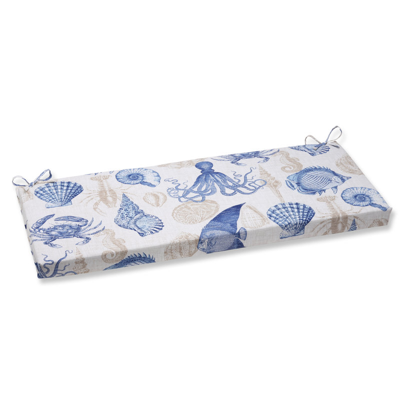 Coussin de banc d'extérieur Ealy, Marin