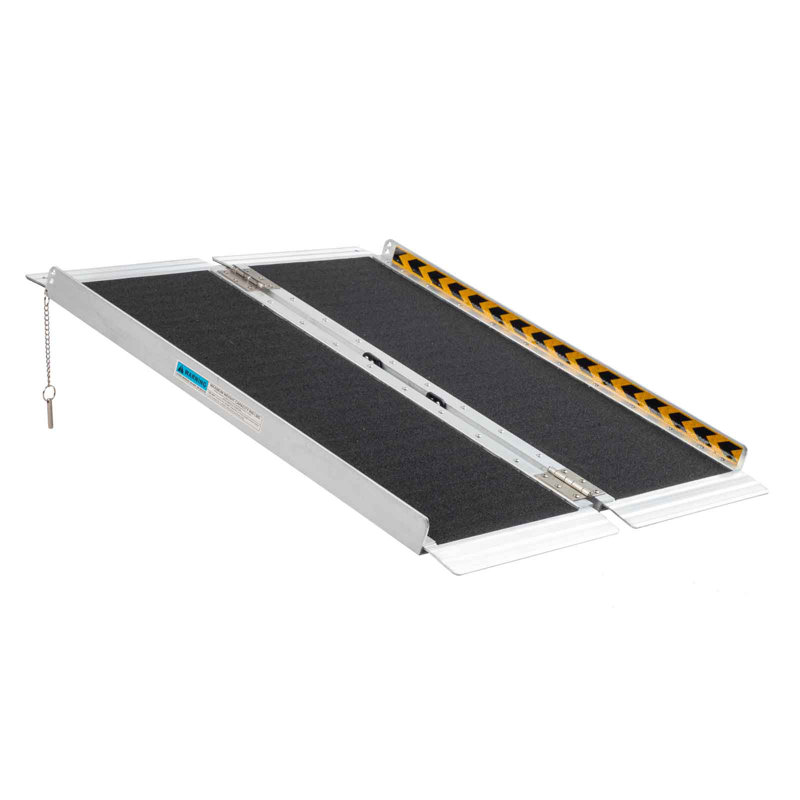 Rampe portative pliable en métal Vinsunny, H 2 po x l 28,3 po x L 36 po