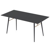 Quevon Ceramic Tile Rectangular Dining Table,dinning table,dining room table