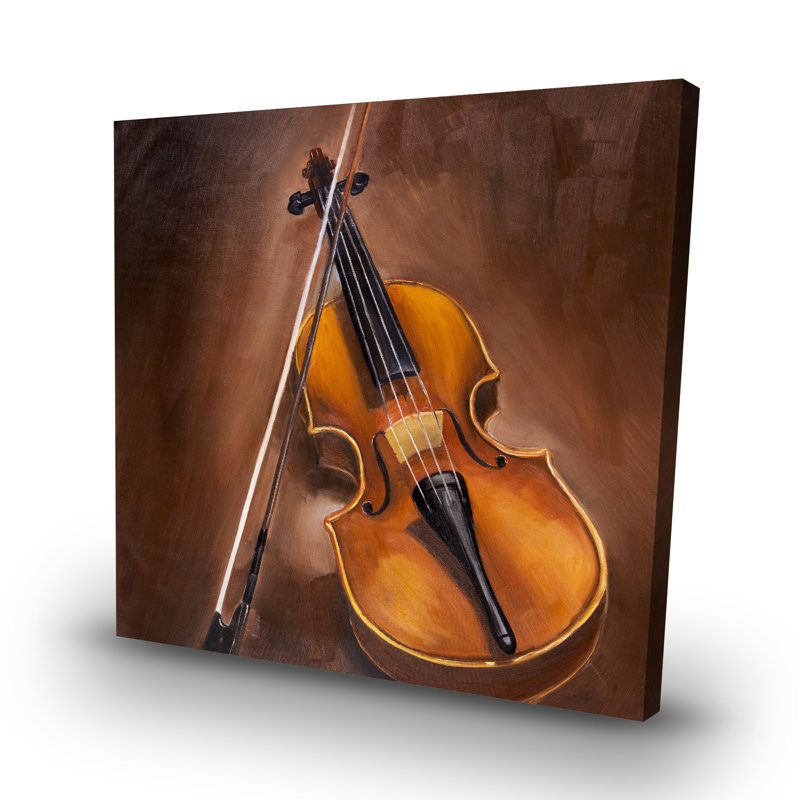 Alto violin - 32"x32" art on canvas