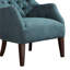Fauteuil à oreilles capitonné Hannah-2062625708