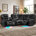 Black Faux Leather