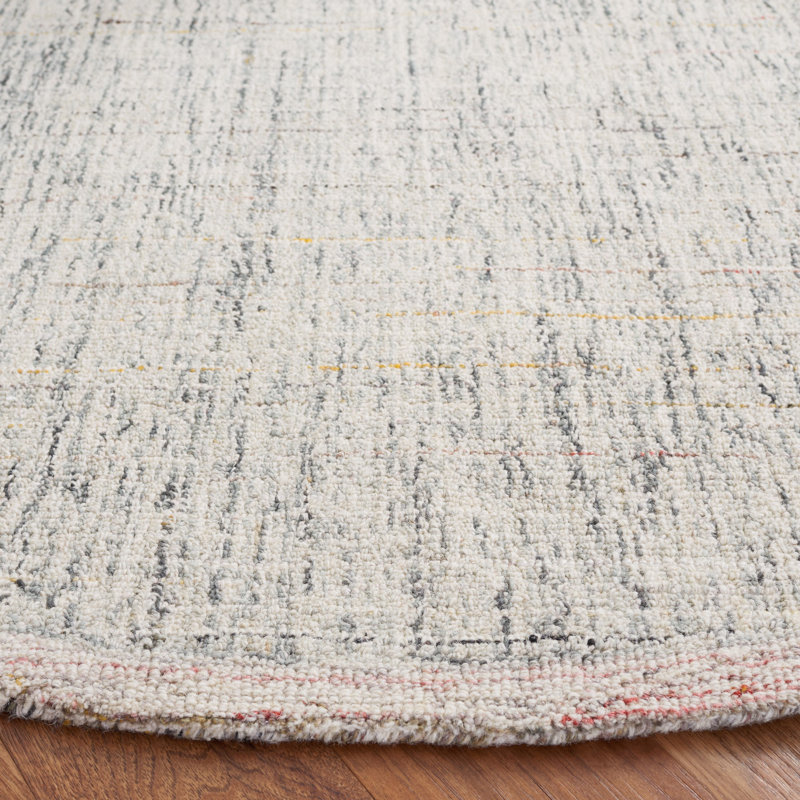 Grishaw Hand Tufted Performance Grishaw Rug, Round 6'
