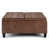 Distressed Umber Brown Faux Leather selected