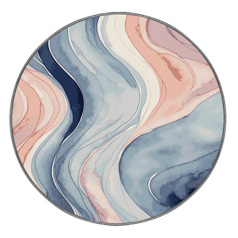 Ethereal Drift Rug, Round 8'
