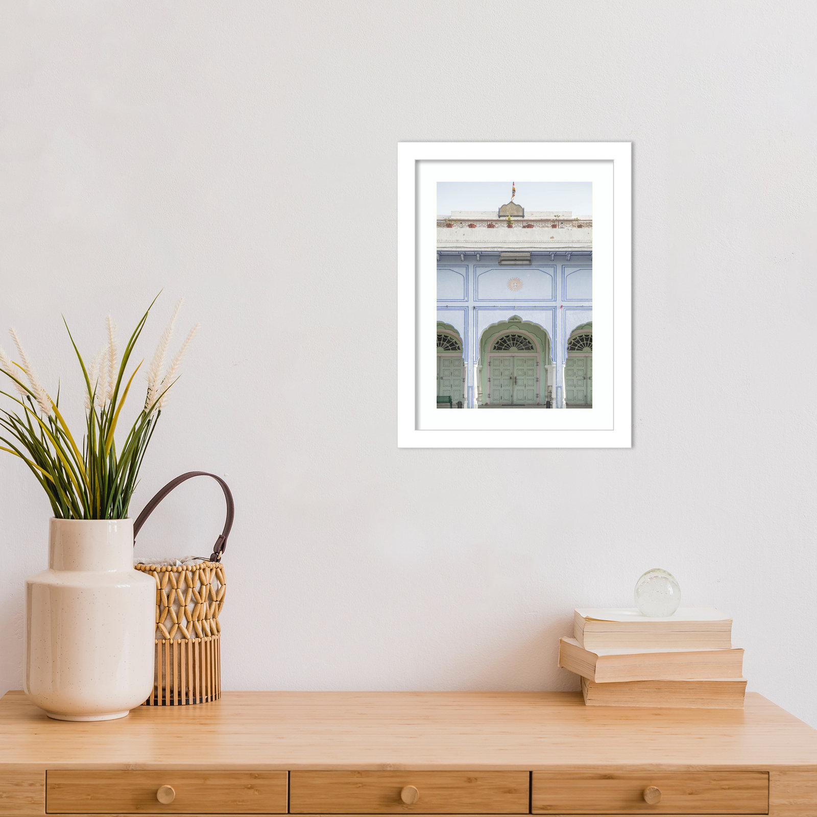 Sunshine Palace Print by Shot by Clint, White, 13" H x 10" W