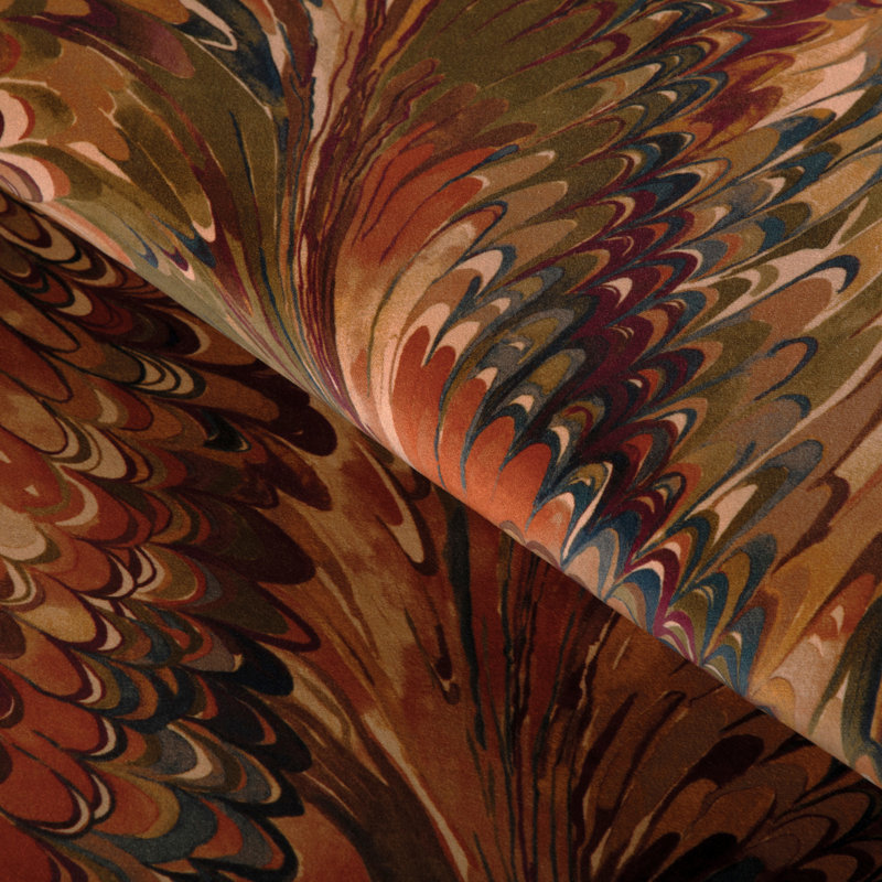 Taplow Velvet, Clay/Plum