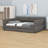 Upholstered Platform Bed With USB And 2 Drawers-983156842
