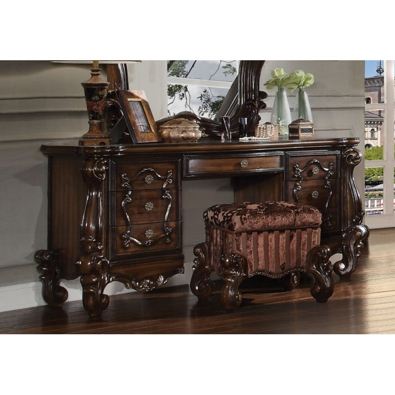 Meuble-lavabo Versailles, Chêne cerise