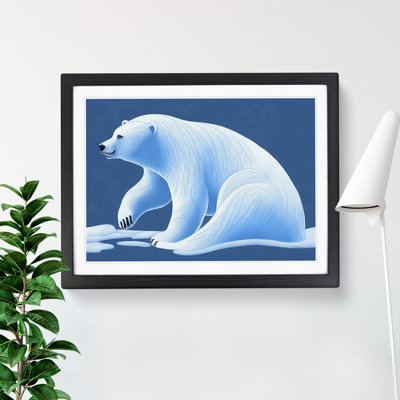 Fine Polar Bear - Single Picture Frame Painting