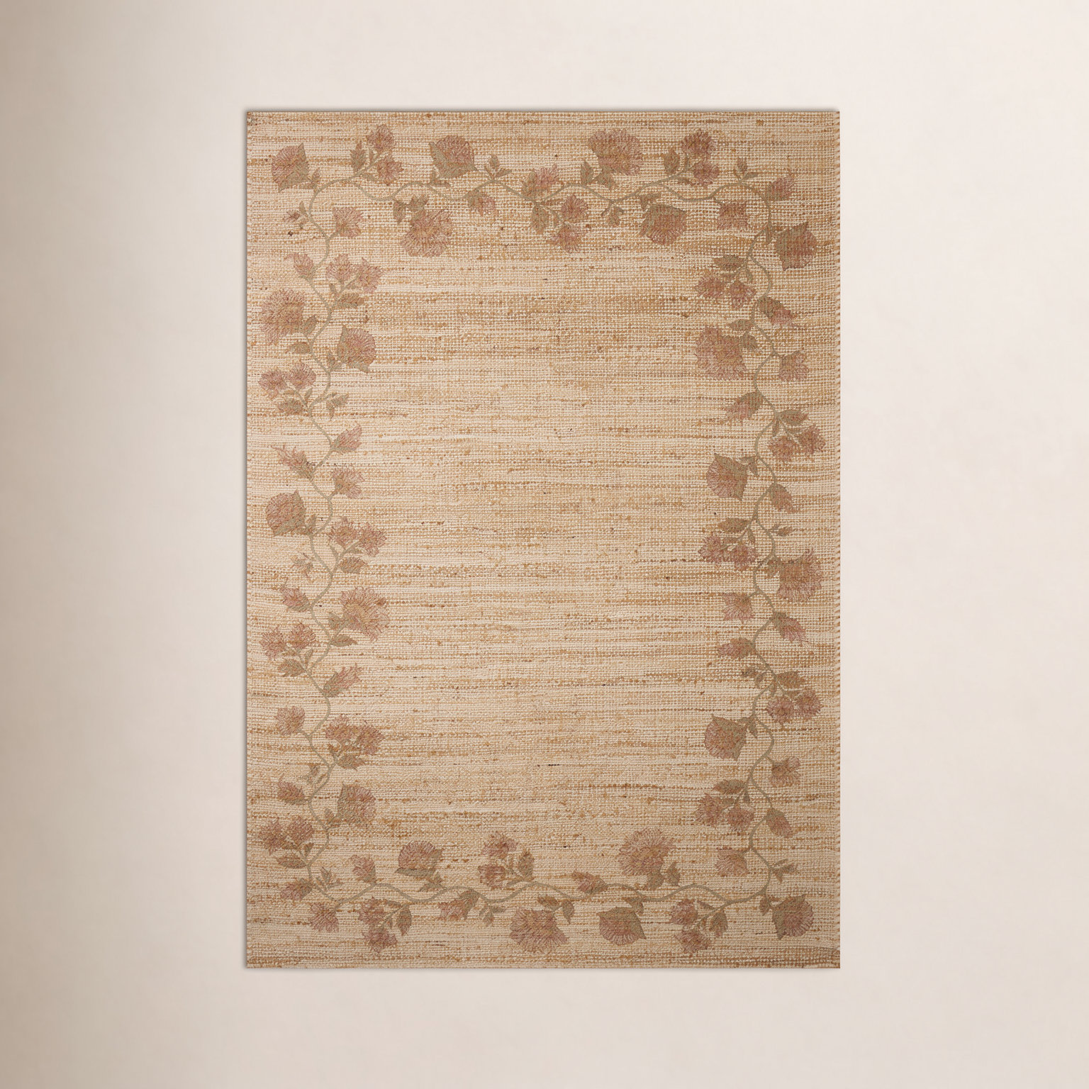 Rue Natural / Multi Area Rug, Rectangle 5' x 7'6"