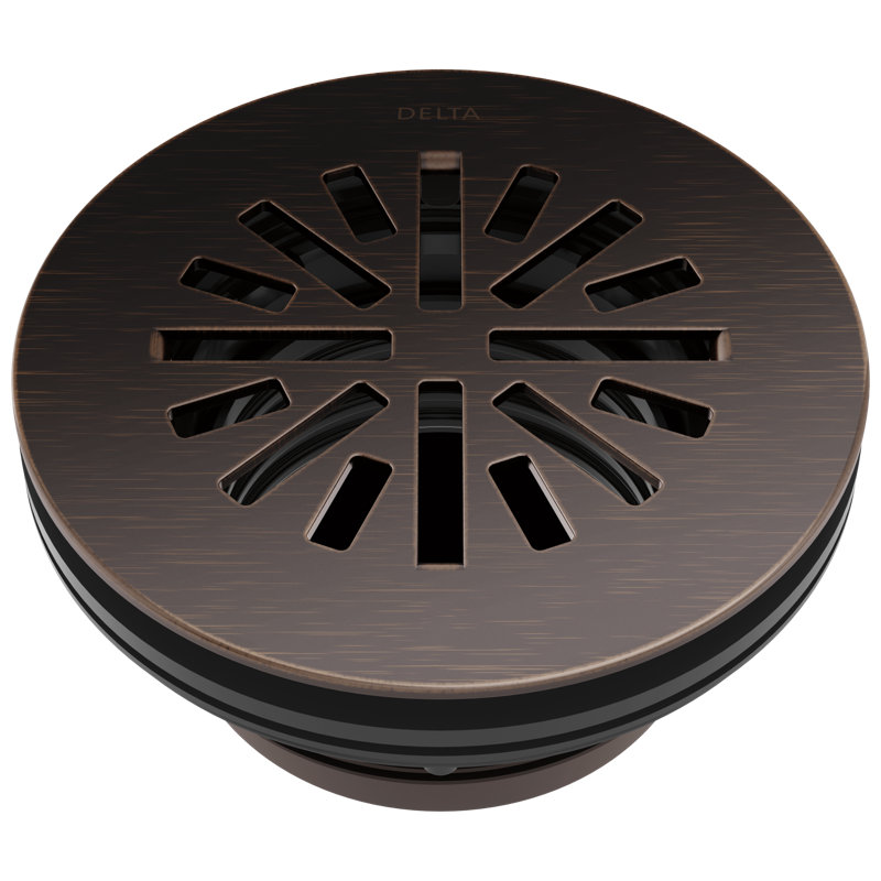 Grid Shower Drain, Venetian Bronze