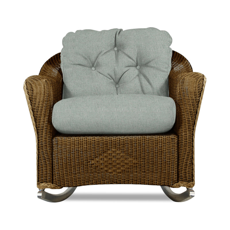 Reflections Outdoor Rocker Chair, Demo Stone, Bark
