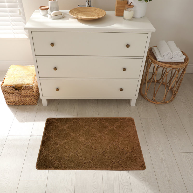 Tapis de cuisine, Rectangle 1 pi 5 po x 2 pi 8 po, Brun