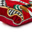 Holiday Black Santa Throw Pillow