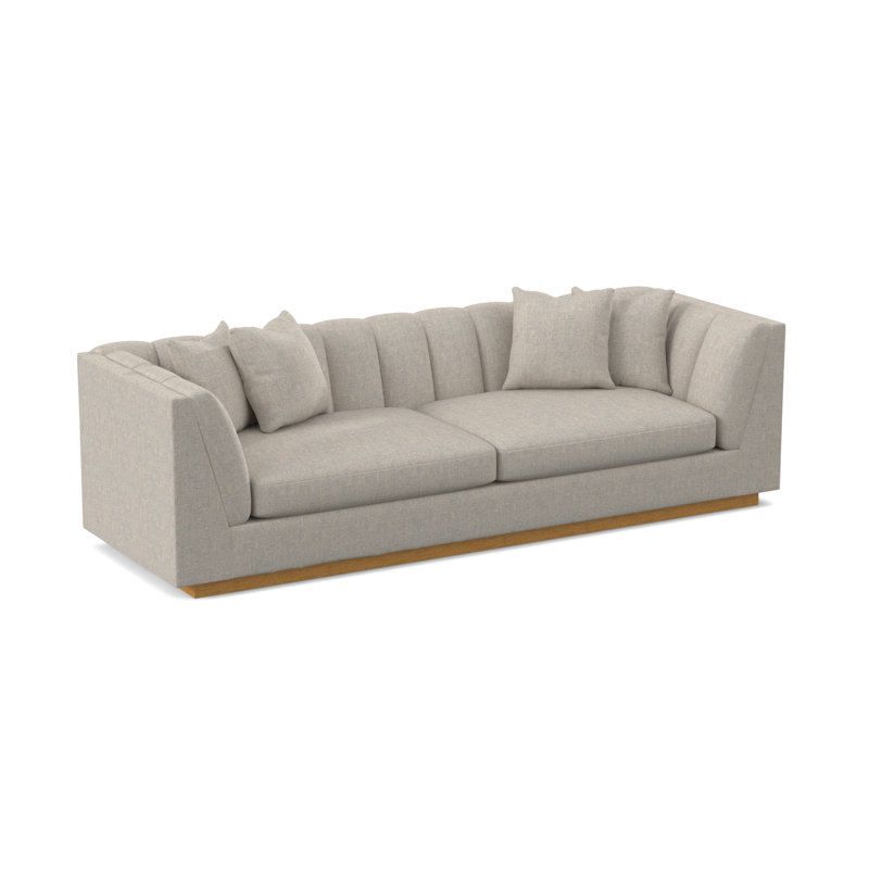 Dapper Sofa, Amber, Filigree Ivory 100% Polyester