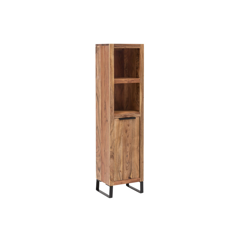 Bernier Solid Wood Bathroom Cabinet, Acacia Light
