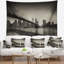 Tapisserie de brooklyn cityscape célèbre landmark of bridge-28501429